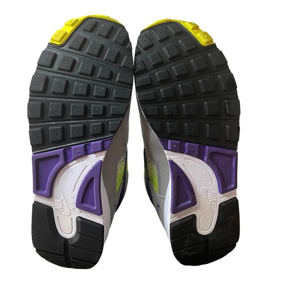 Nike Air Skylon 2 Men’s Size 9.5 Gray Volt Purple Retro Running Sneakers A01551- - Picture 6 of 14